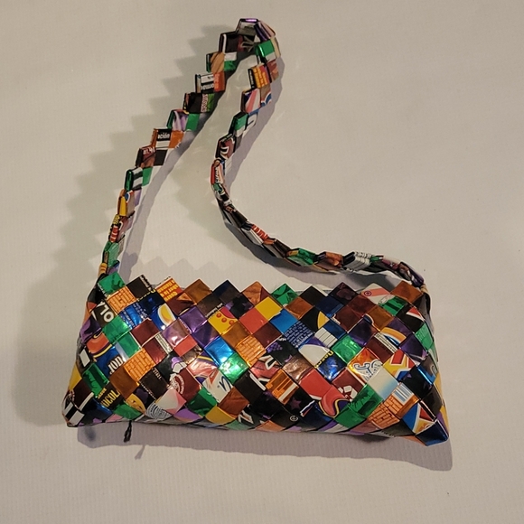 Hand Crafted Handbags - Handmade candy wrapping purse